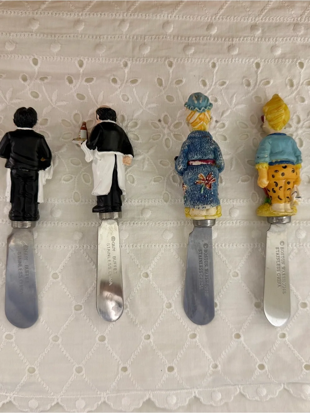 Vintage Boston Warehouse Quirky Cheese Spreaders